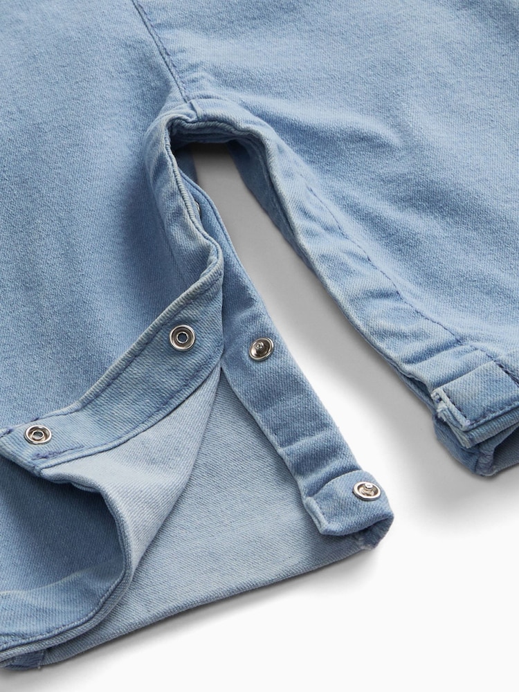 Peto de denim con volantes de MORI - Imagen 2 de 2 Peto de denim con volantes de MORI - Imagen 2 de 2