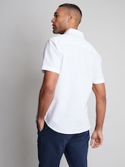 Threadbare White Oxford Short Sleeve Shirt - Image 2 of 4