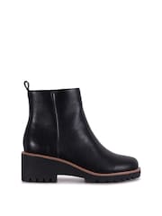 Linzi Black Greta Ankle Boots with Small Platform Heel - Image 2 of 4