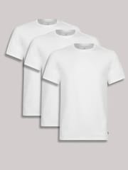 Ted Baker White Crew Neck T-Shirts 3 Pack - Image 1 of 2