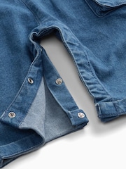 MORI Blue Denim Dungarees - Image 2 of 2