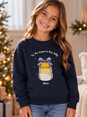 Personalised Christmas Brie Sweatshirt by Koko Blossom - Image 1 of 1