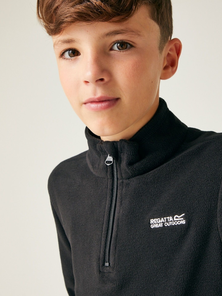 Regatta Black Hot Shot II Half Zip Fleece - Image 4 of 7