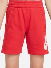 rdeča - Kratke hlače iz flisa Nike Club French Terry - Slika 1 iz 7