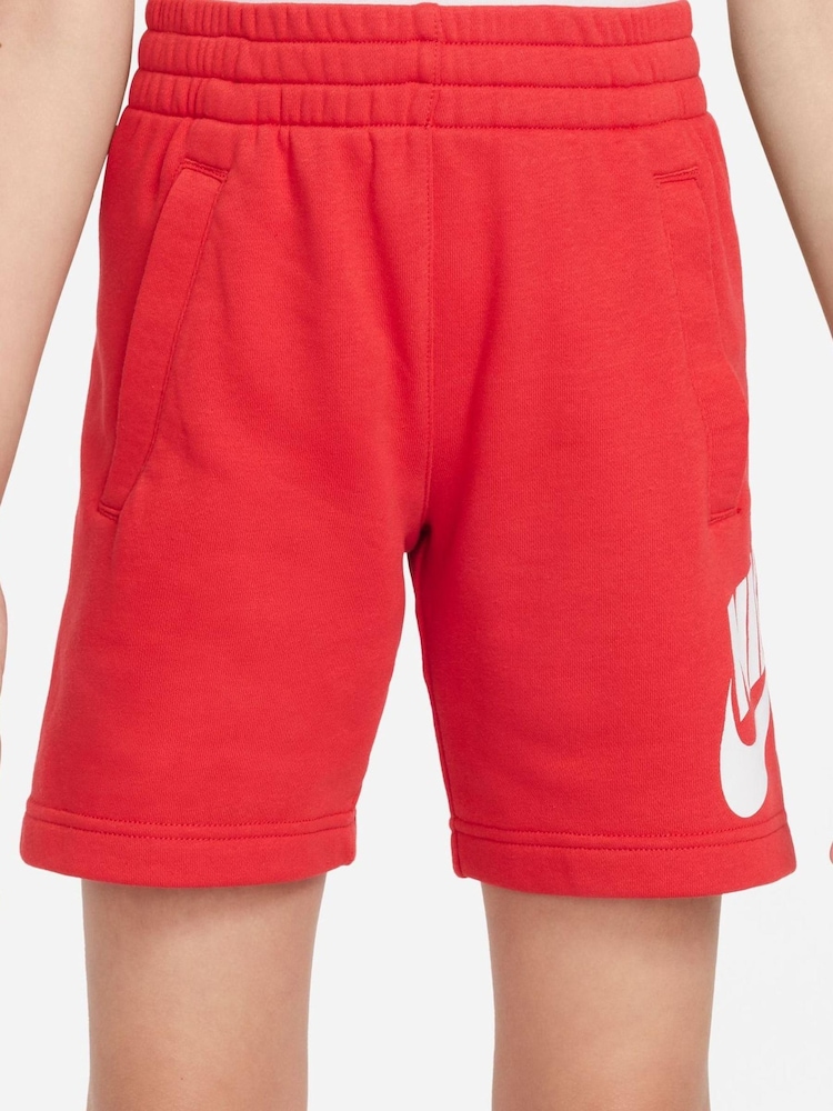 rdeča - Kratke hlače iz flisa Nike Club French Terry - Slika 1 iz 7