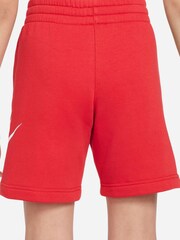 rdeča - Kratke hlače iz flisa Nike Club French Terry - Slika 2 iz 7