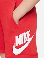 rdeča - Kratke hlače iz flisa Nike Club French Terry - Slika 4 iz 7