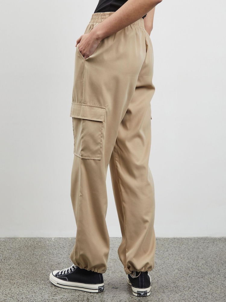 ICHI Natural Cargo Trousers - Image 2 of 7