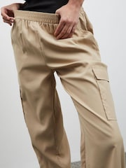 ICHI Natural Cargo Trousers - Image 4 of 7