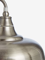 Pewter Grey Oxford 3 Light Linear Pendant - Image 7 of 8