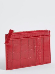 Red Zip Coin Purse Card Holder - Image 3 of 4