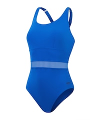 Speedo Blue Womens Shaping Lunia Glow 1 Piece Swimsuit - Image 7 of 11