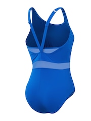 Speedo Blue Womens Shaping Lunia Glow 1 Piece Swimsuit - Image 8 of 11