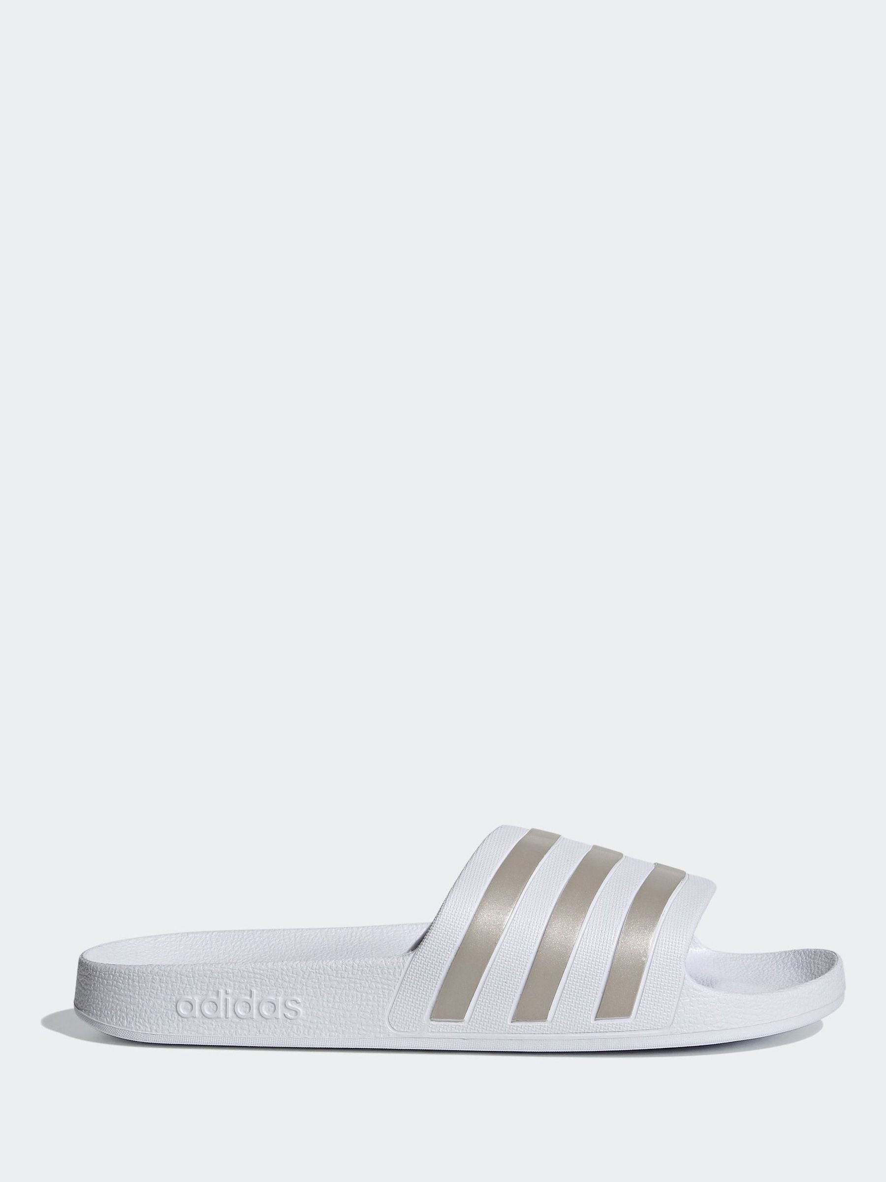 Buy adidas White Sportswear Adilette Aqua Slides from Next USA
