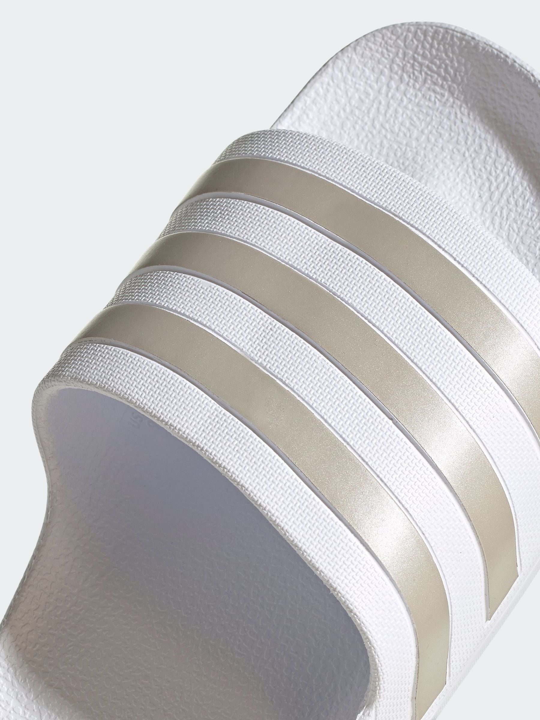 Buy adidas White Sportswear Adilette Aqua Slides from Next South Africa