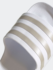 לבן - כפכפים של Adidas ביגוד ספרוט דגם Adilette Aqua - תמונה 6 מתוך 7