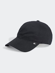 adidas Black Small Logo Baseball 100% Cotton Cap - Image 1 of 4