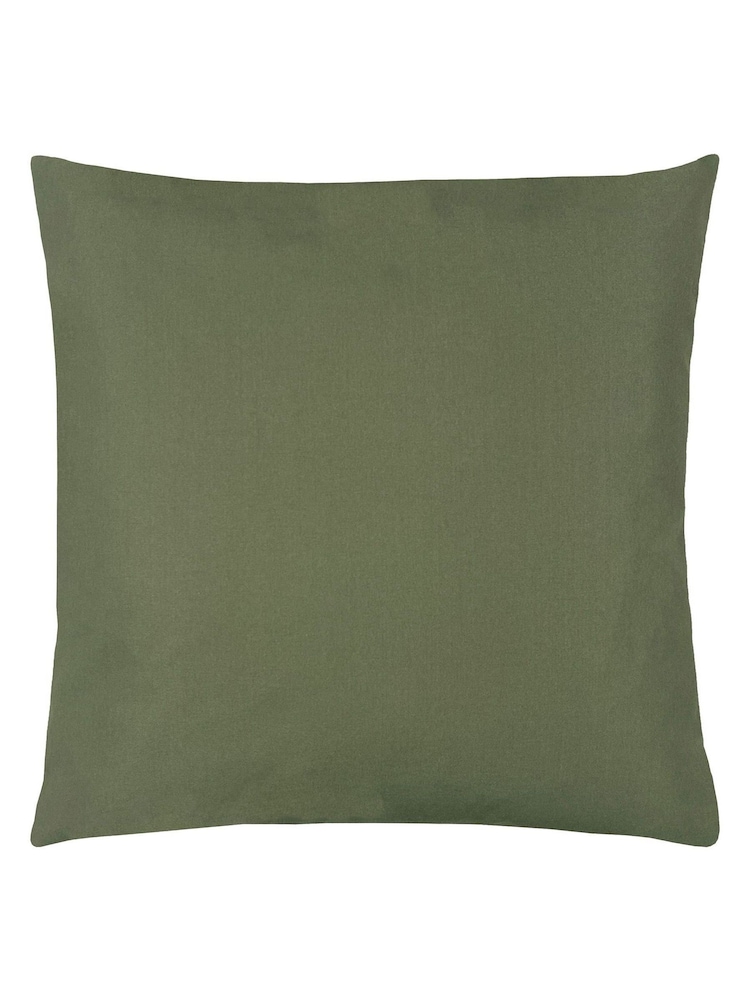 furn. Green Plain Large UV  Water Resistant Cushion - Image 2 of 4