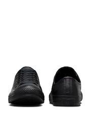Converse Black Leather Chuck Ox Trainers - Image 5 of 9