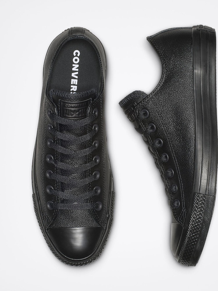 Schwarz - Converse Chuck Ox Sneaker aus Leder - Bild 9 von 9 Schwarz - Converse Chuck Ox Sneaker aus Leder - Bild 9 von 9