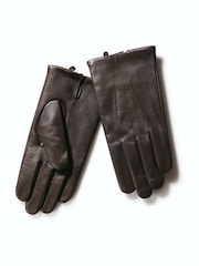 بني - Charles Tyrwhitt Leather Touch Screen Gloves - صورة 1 من 1