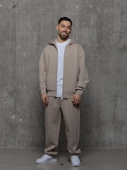 Natural - Kem Collection Regular Fit Full Zip Hoodie - Imagen 3 de 4