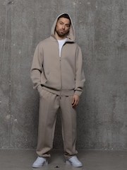 Natural - Kem Collection Regular Fit Full Zip Hoodie - Imagen 4 de 4