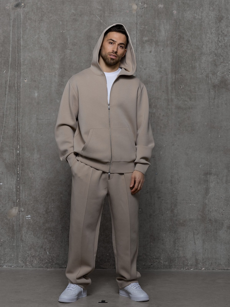 Natural - Kem Collection Regular Fit Full Zip Hoodie - Imagen 4 de 4 Natural - Kem Collection Regular Fit Full Zip Hoodie - Imagen 4 de 4
