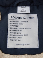 Polarn O. Pyret Blue Padded Winter Pramsuit - Image 4 of 6
