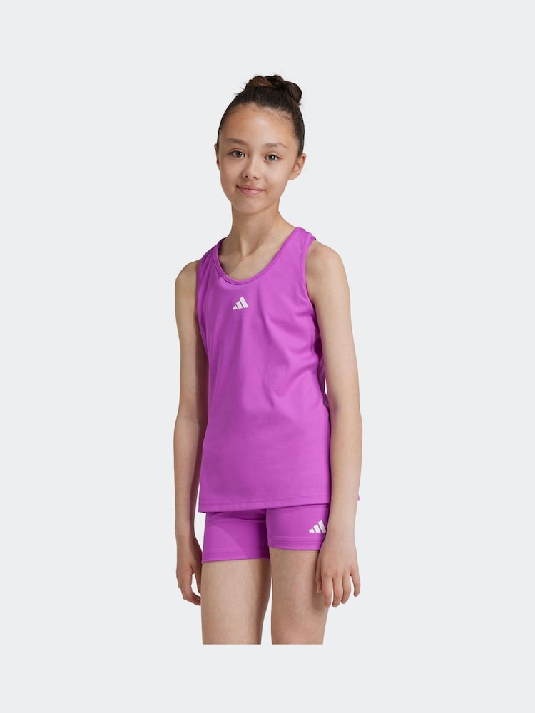 adidas Purple Techfit Vest Kids - Image 1 of 7