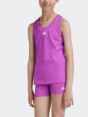 adidas Purple Techfit Vest Kids - Image 4 of 7