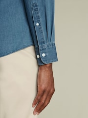 Charles Tyrwhitt Ocean Denim Classic Fit Shirt - صورة 4 من 7