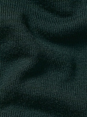 Charles Tyrwhitt Green Pure Merino Polo Neck Jumper - Image 5 of 5