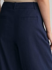 GANT Wide Stretch Linen Trousers - Image 4 of 9