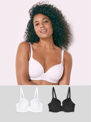 DD+ Light Pad Balcony Bras 2 Pack - Image 2 of 4