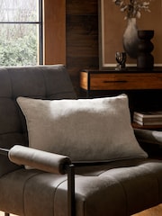 Stone 40 x 59cm Soft Velour Cushion - Image 1 of 5