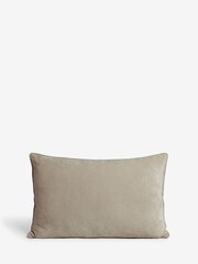 Stone 40 x 59cm Soft Velour Cushion - Image 3 of 5