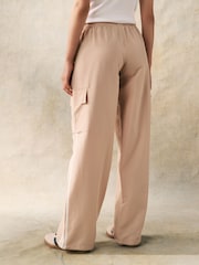 Коричневый - adidas Originals adidas Originals 3 Stripe Wide Leg Trousers - Изображение 5 из 7