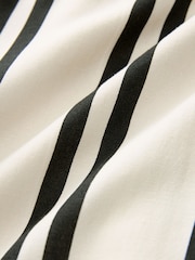 Black/White Stripe Wide Leg Trousers - Image 7 of 7