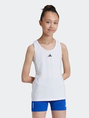 adidas White Techfit Vest Kids - Image 1 of 7