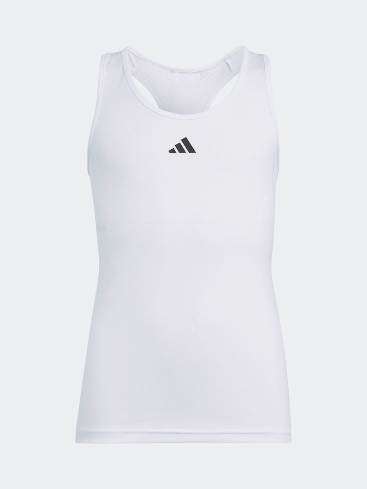 adidas White Techfit Vest Kids - Image 7 of 7
