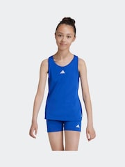 adidas Blue Techfit Vest Kids - Image 1 of 7