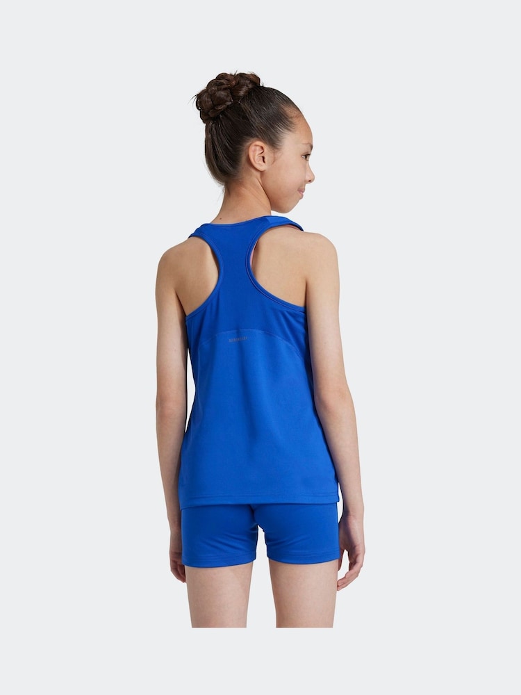 adidas Blue Techfit Vest Kids - Image 2 of 7