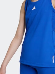 adidas Blue Techfit Vest Kids - Image 3 of 7