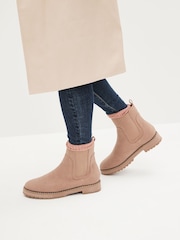 Pink Regular/Wide Fit Forever Comfort® Chelsea Ankle Boots - Image 1 of 7