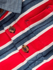 Boden Red Smart Collared Sweatshirt - Image 3 of 3