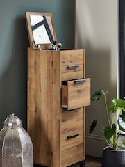 Dark Natural Bronx Oak Effect Chest of Drawers - Image 1 of 11