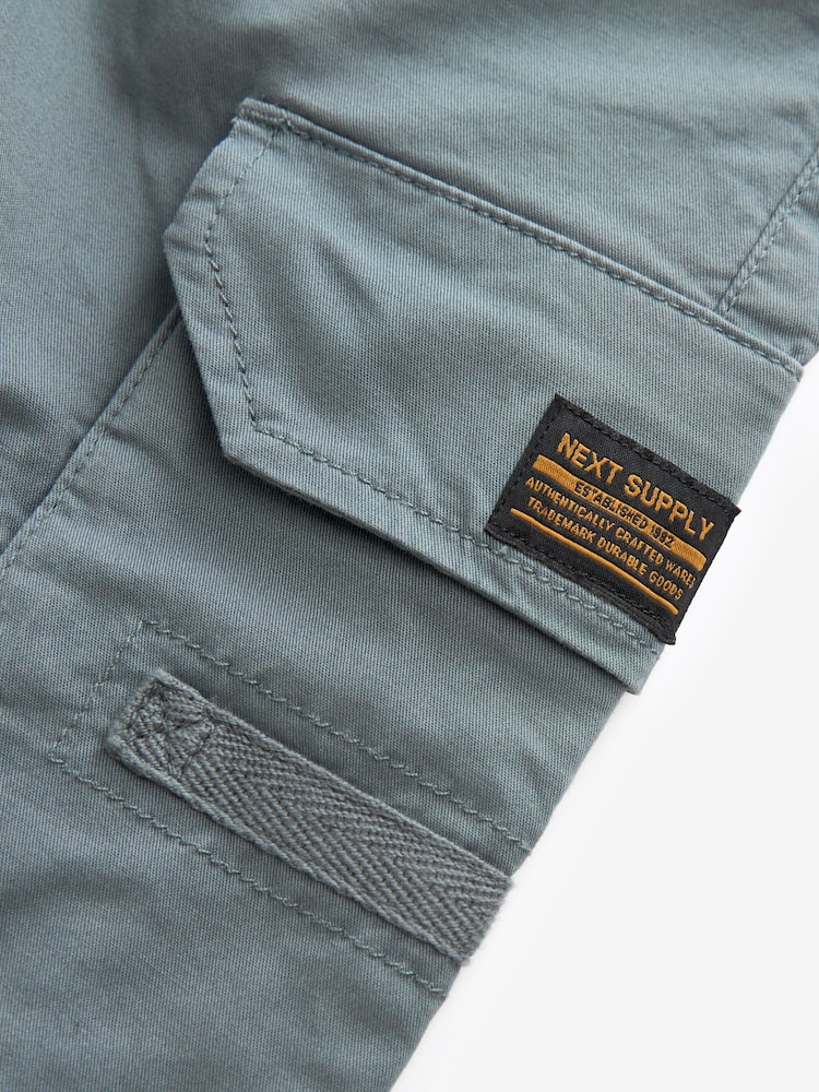 Blue Cargo Trousers (3-16yrs) - Image 3 of 3