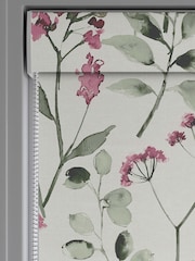 Rose Pink Isla Floral Made to Measure Roller Blind - Image 4 of 6