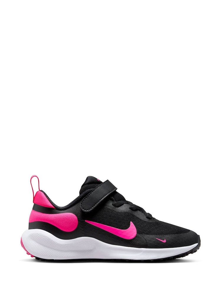 Schwarz und Pink - Nike Revolution 7 Sportschuhe für Kinder - Bild 1 von 12 Schwarz und Pink - Nike Revolution 7 Sportschuhe für Kinder - Bild 1 von 12